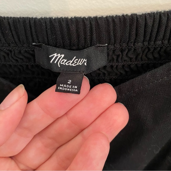 Madewell black linen blouse size 2 (small) NWOT - Picture 7 of 7